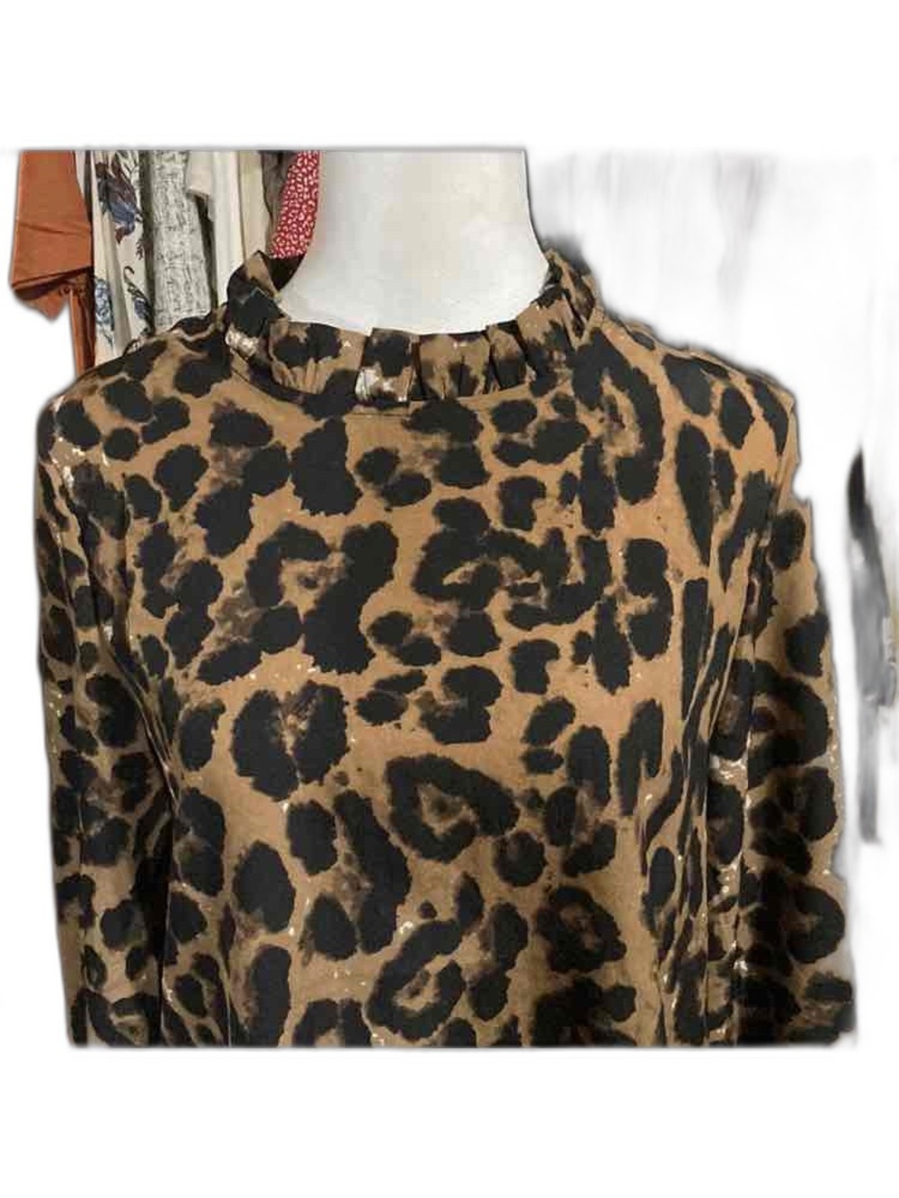 Leopard Print Blouse NEW WITHOUT TAGS